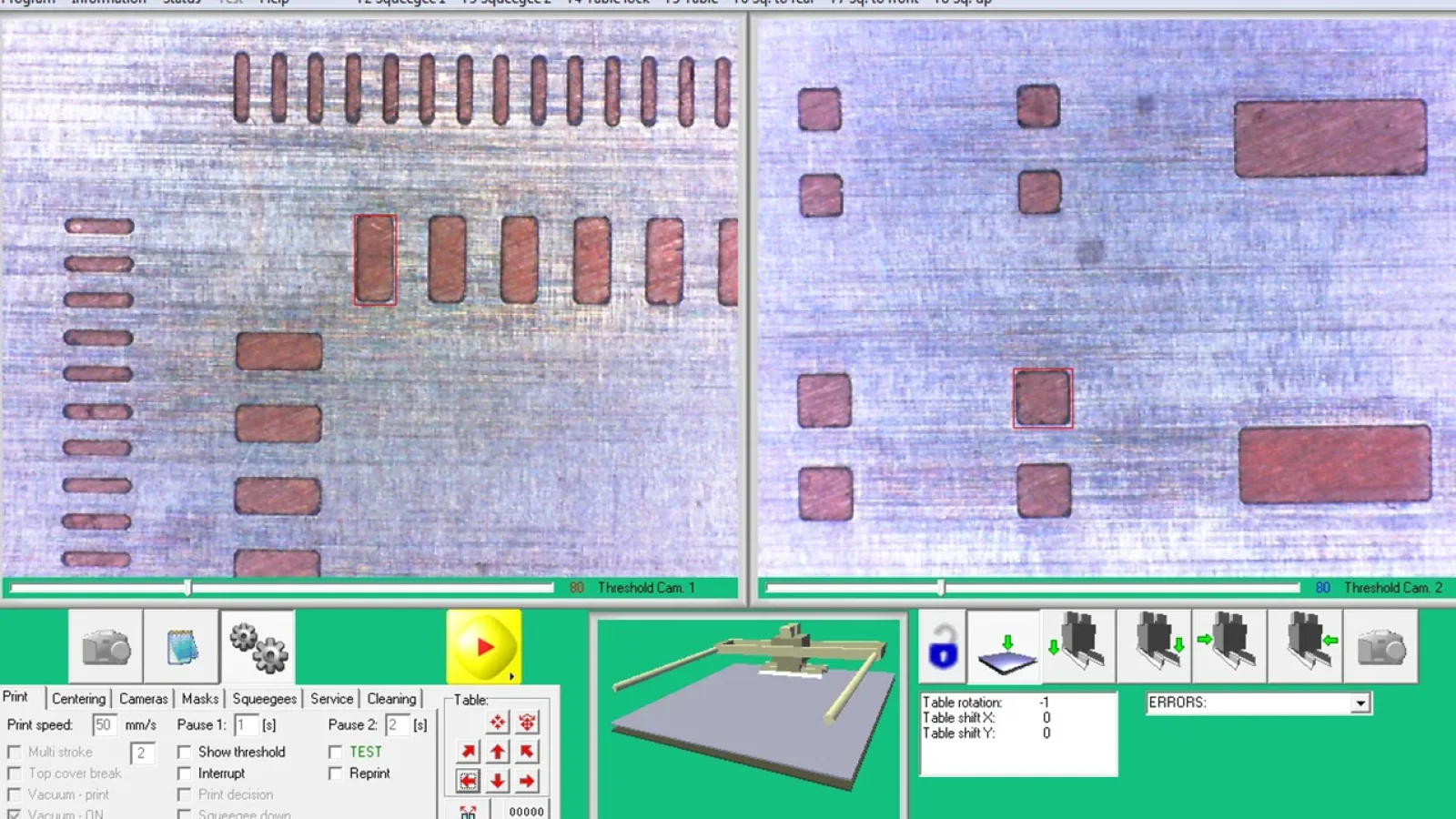 Automatic Alignment and Process Control