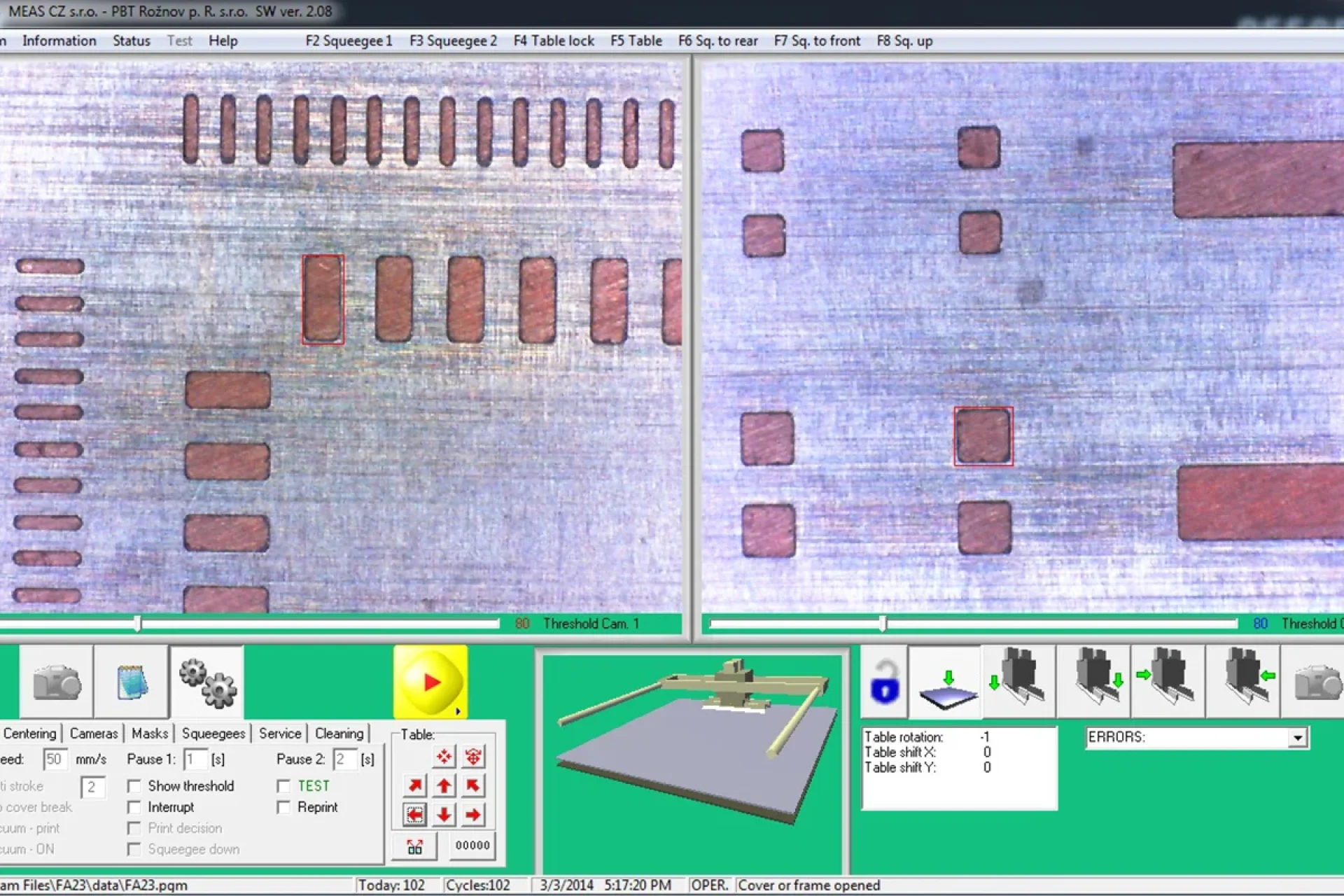 Automatic Alignment and Process Control